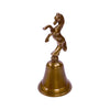 Antiqued Brass Horse Bell
