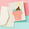 Painterly Champagne Birthday