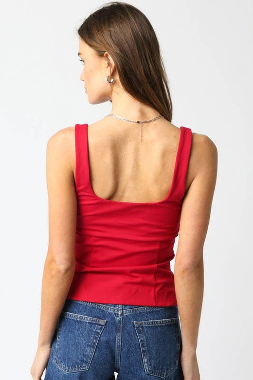Paloma Button Top