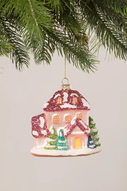 Bethany Lowe Pink and Brights House Ornament