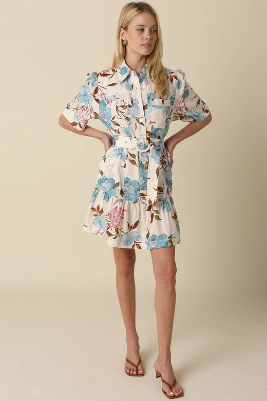 Anika Floral Belt Dress
