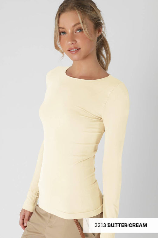 Nikibiki Long Sleeve Crew Neck Top