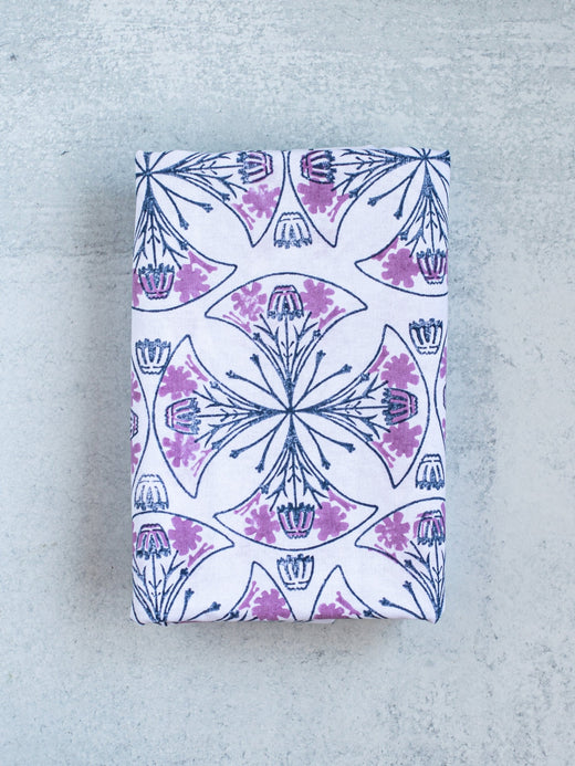 Block Print Tablecloth - 60 x 60