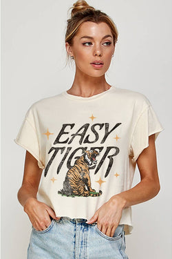 "Easy Tiger" Vintage Graphic Tee