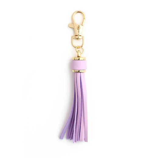 Leather Fringe Keychain