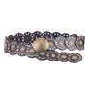 Leather Circle Caterpillar Disc Belt
