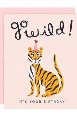 Go Wild Birthday Greeting Card