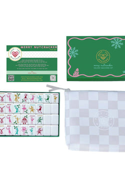 Merry Nutcracker Holiday Mahjong Tiles Set