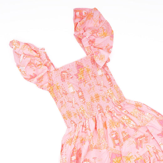 Sunset Toile Maxi Dress