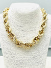 Graduated Twist Rope Necklace