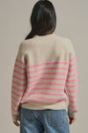 Striped Mock Neck Sweater