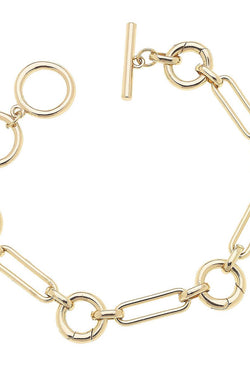 Bella Multi-Charm Toggle Bracelet Base