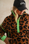Leopard Sherpa Pullover