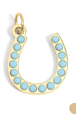 Turquoise Stone Horseshoe