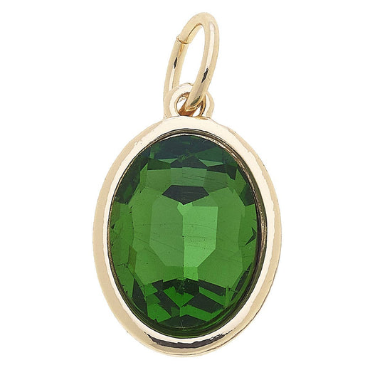 Birthstone Glass Charm