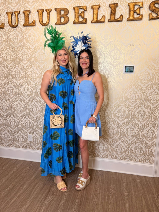 Leaf Print Halter Dress
