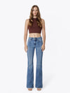 High Rise Bootcut Pin Tuck