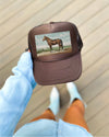 Horse Painting Trucker Hat