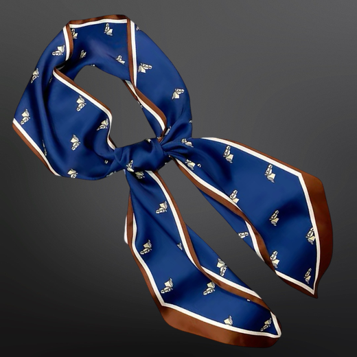 Equestrian Western Horse Twilly Satin Scarf