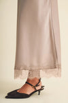 Scallop-Trim Lace Hem Slip Skirt