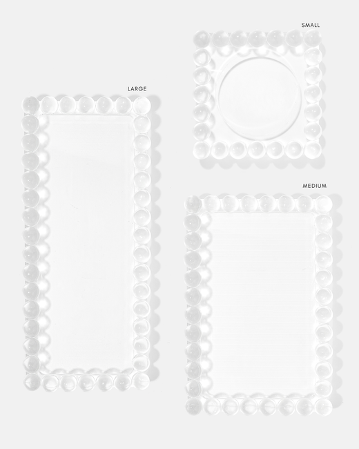 Tart by Taylor Large Bubble Lucite Tray