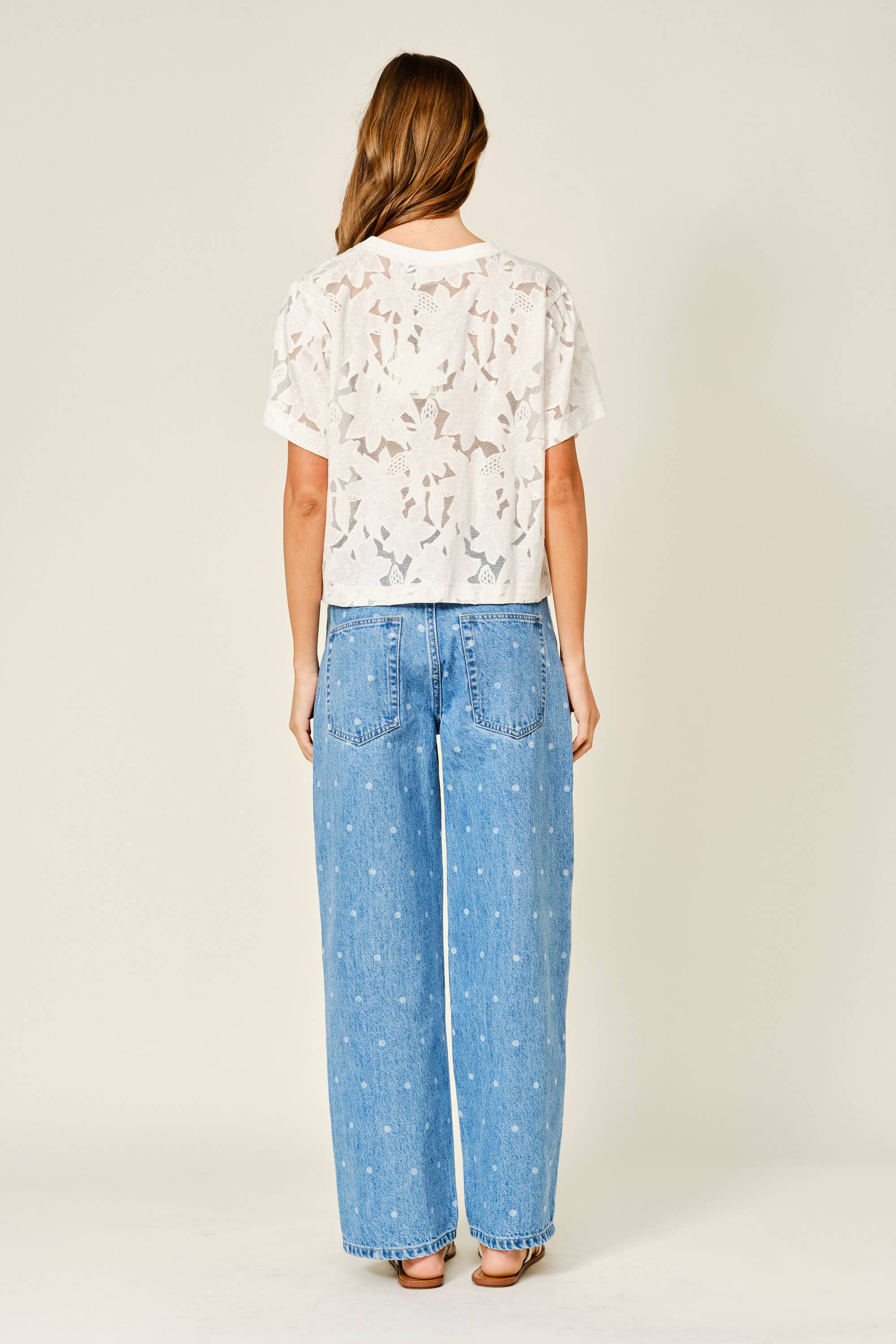 Lace Floral Blouse