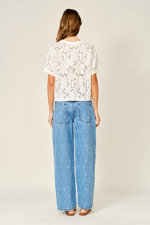 Lace Floral Blouse
