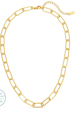 Paperclip Necklace, Water-Resistant