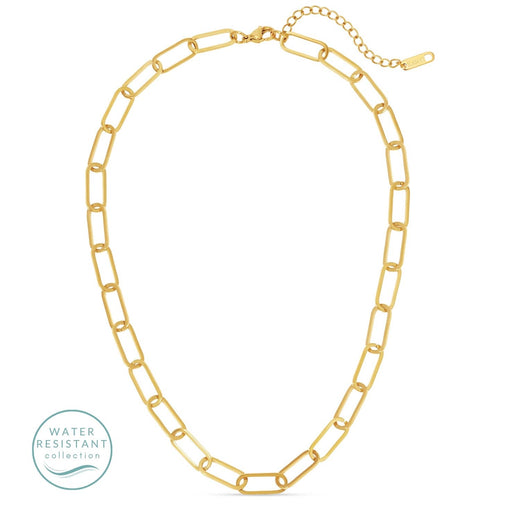 Paperclip Necklace, Water-Resistant