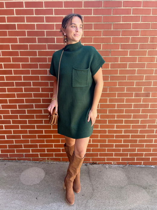 Fall Sweater Mini Dress