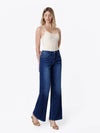 High Rise  Dark Wide Leg JeansI