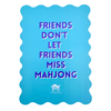 Mahjong Scalloped Shuffle Card