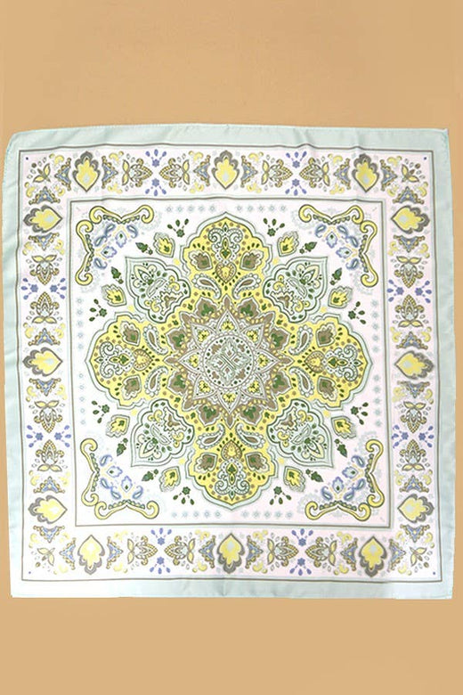 Paisley Silky Feel Bandana Scarf