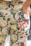 Fall Floral Print Pants