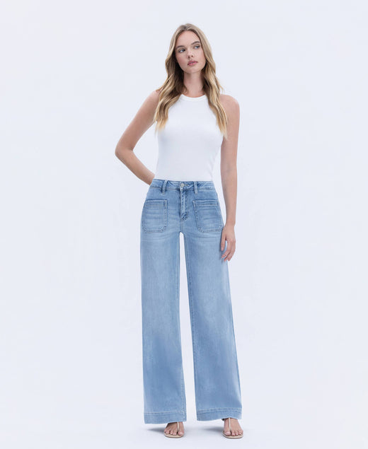 High Rise Trouser Jeans
