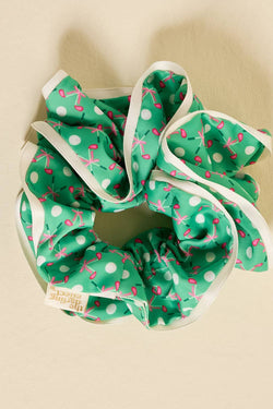 Ruffle Up Scrunchie–Tee Time