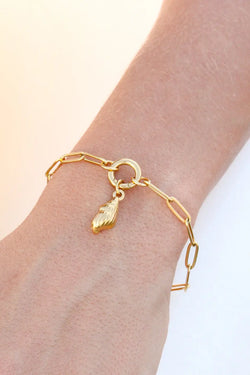 Bracelet - 6.5" Paperclip with Charm Keeper