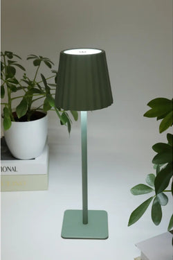 Fluted Led Touch Lamp