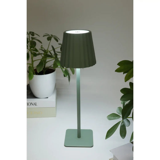 Fluted Led Touch Lamp