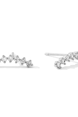 Glitz Crawler Stud Earrings