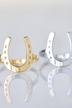 Lucky Horseshoe Ring