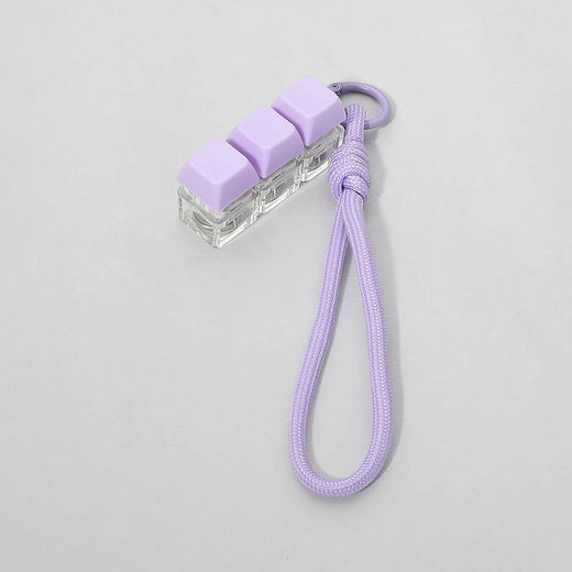 Light Up Stress Relief Keyboard Bag Charm