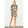 Suede Embroidered Skirt