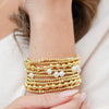 6mm Stretch Bead Bracelet with 3mm Bead Accents