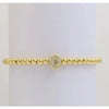 Gold Beaded Initial Bracelets