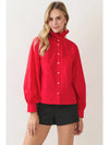 Holiday Ruffled Sleeve Shirt