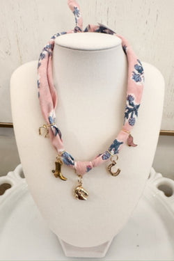 Boots Scarf Necklace