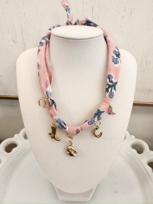 Boots Scarf Necklace
