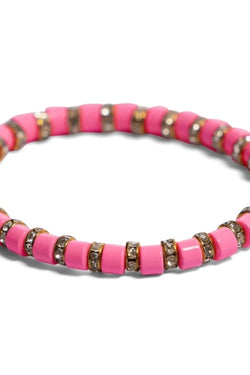 Dream in Color Enamel & Rhinestone Bracelet
