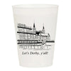Derby Themed Frosted Party Cups (Set 6)